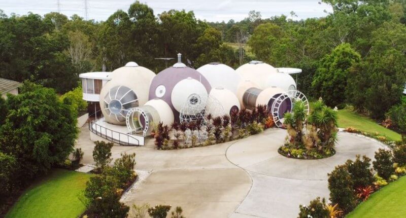 Main view of the Bubble House