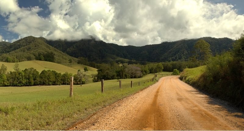Country road near Bellingen NSW