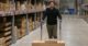 large format retail man push trolley ikea