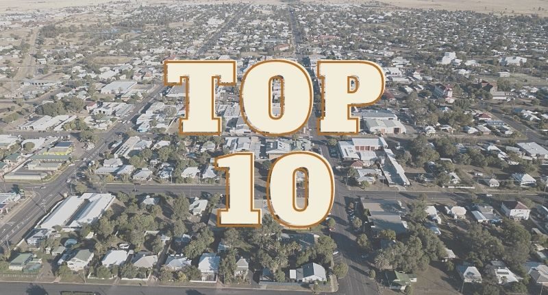 Top 10 areas to rentvest