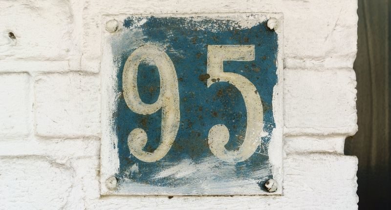 95 sign