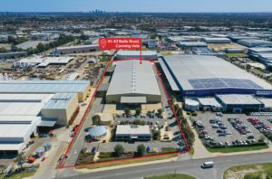 Baile Road industrial aerial