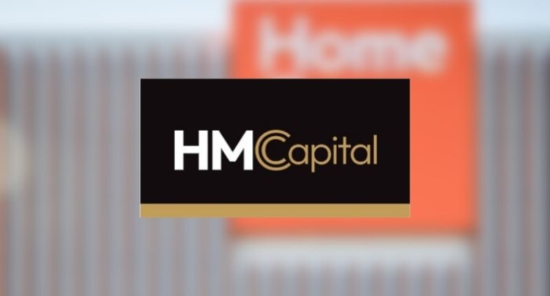 hmc capital new branding in front of blurred old logo