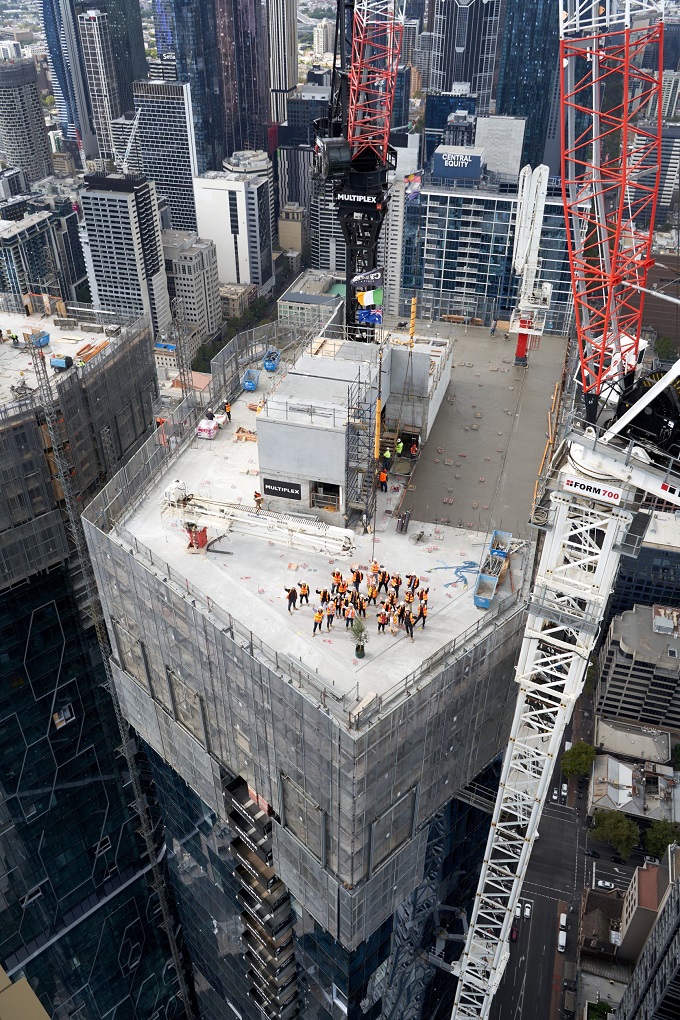 Melbourne's West Side Place Precinct Tops Out 