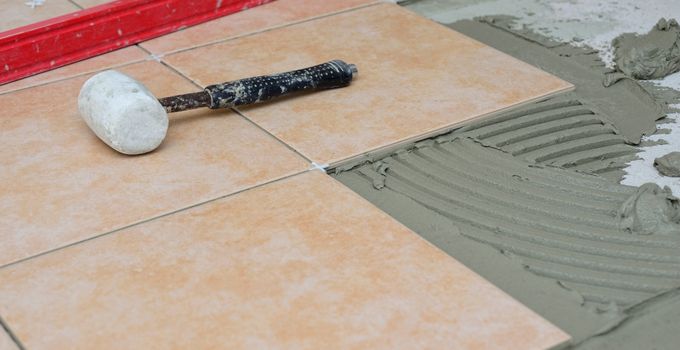 bathroom floor