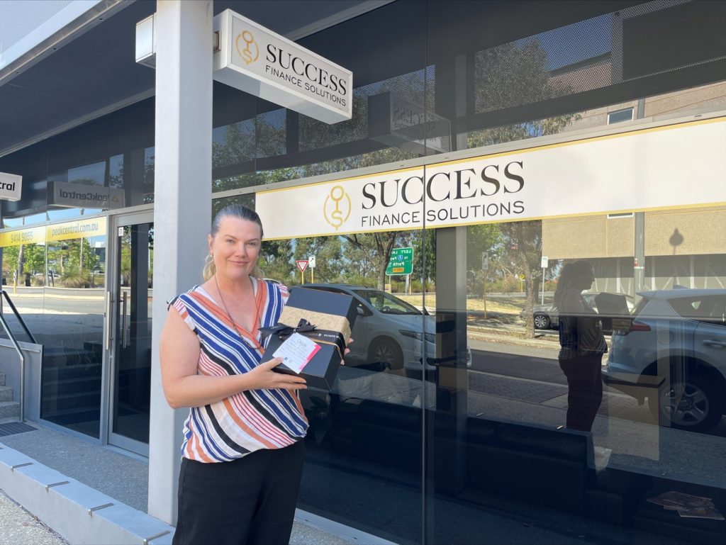 One of Vera's grateful gift recipients.