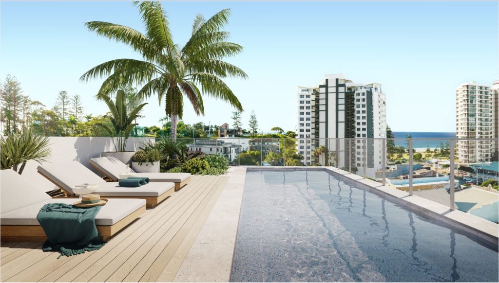 Rythm Kirra Hill rooftop pool IMAGE supplied