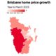 brisbane home price growth april 2023 proptrack