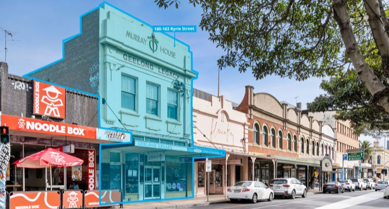 180-182 Ryrie Street Geelong sold for 2.81 million dollars