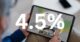 new listings figures rise by almost five per cent annually